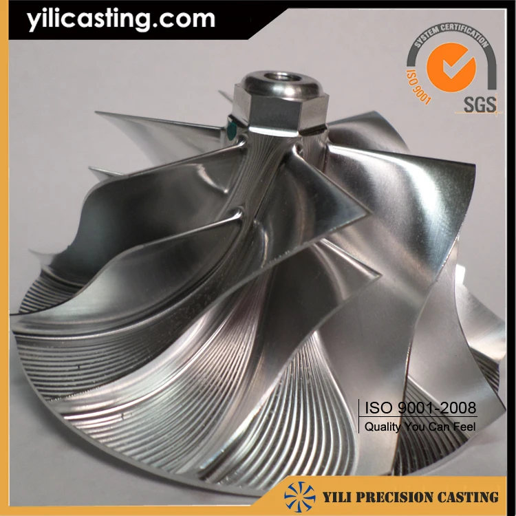 superalloy cnc machining turbine impeller