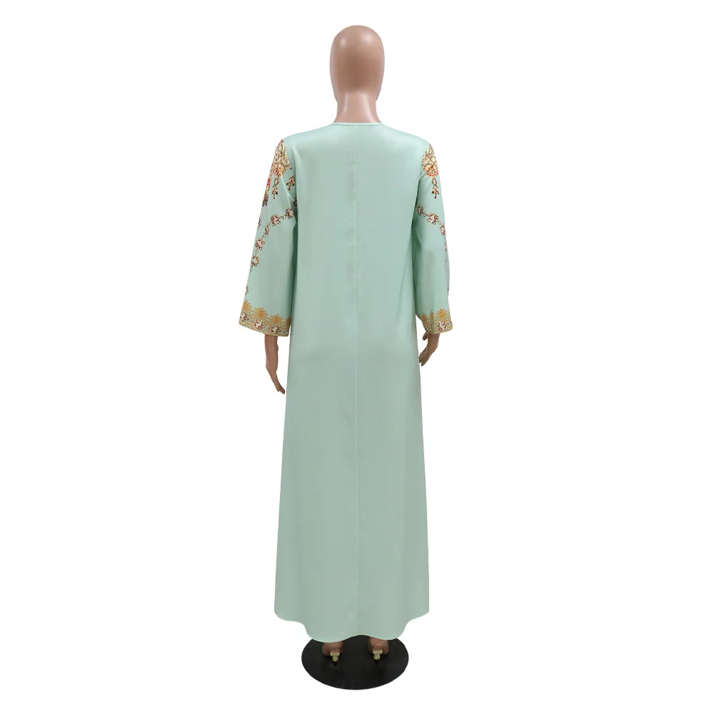 U.Chic Fashion Abaya Dubai Muslim Dress Kaftan Islamic Clothing Maxi Dress Elegant Long Dress