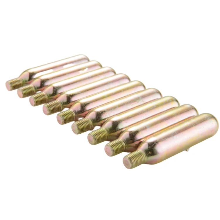 50cc 60cc 100cc CO2 Canisters can vessel canister CO2 threaded cartridge for motorcycle airbag vest