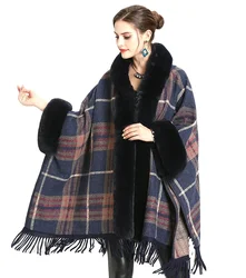 Fashionable Designer Womens Cashmere Sweaters Plus Size Cloak Sweaters For Big Women