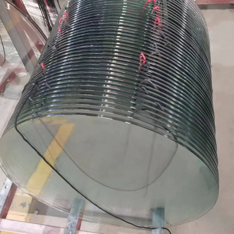 Customized 8 mm 10 mm Tempered Flat Round Glass Furniture Table Top Safety Glass