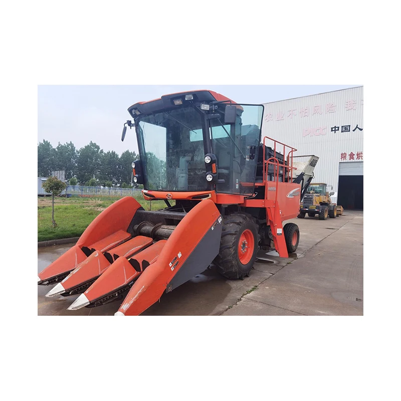 
Low Noise Level second Kubota 1408 three-row corn harvester 
