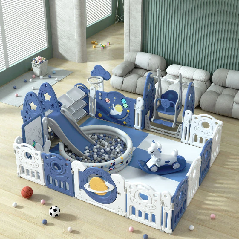 New Arrival Baby Playpen for Children Multifunction Newborn Guardrail Bed Fence Anti-Collision Playpen without Cushion
