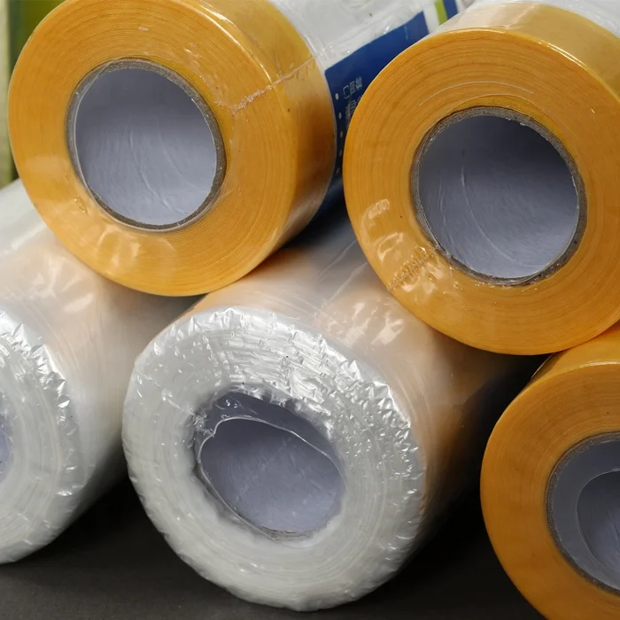 Taped For Car Surface Protection Painting Pre-Taped Masking Tape Film