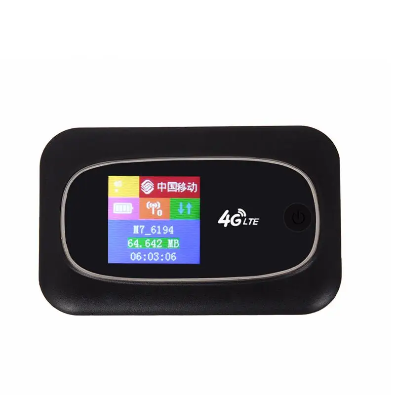 Portable 3G/4G LTE wifi router  WCDMA GSM mobile Hotspot wireless MIFIs with 4g sim card slot With 2000mAh battery