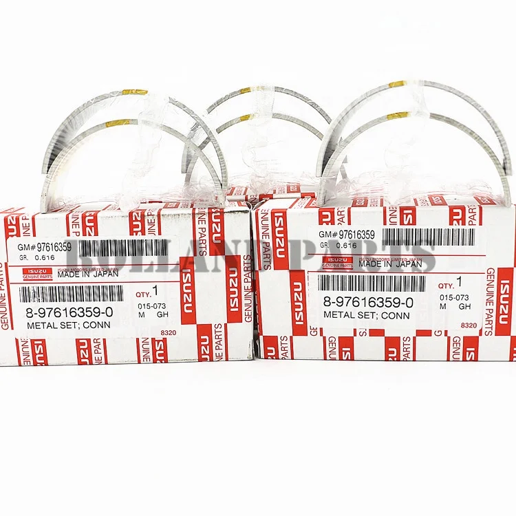 8-97616359-0 8976163590 8-98055479-0 8980554790 FVR FTR FSR ZX330 6HK1 4HK1 Excavator Engine Part 4HK1T Connecting Rod Bearing