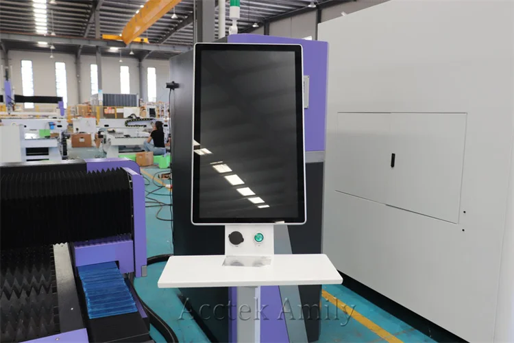 Acctek 1530 CNC Laser Cutting Equipment Using Nitrogen Oxygen or Air Cut CS SS with Raycus IPG Laser Source