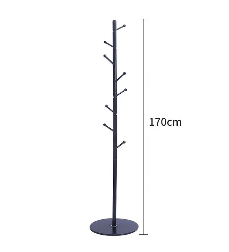 Металлическая 6 крючков, устойчивая круглая Базовая полка для пальто, шляп, сумок, пальто, стойка для пальто