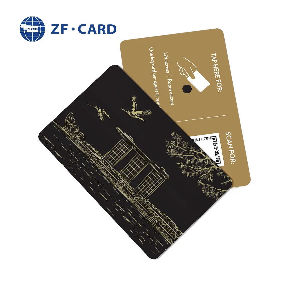 Eencryption T5577 Glossy PVC Card Rfid Hi-co Magnetic Stripe Hotel Key Card