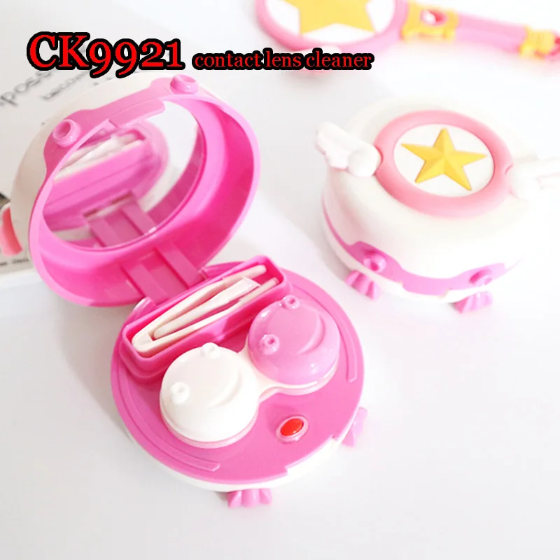 contact lens cleaner soft pvc card captor sakura deco soft lens machine CK9921