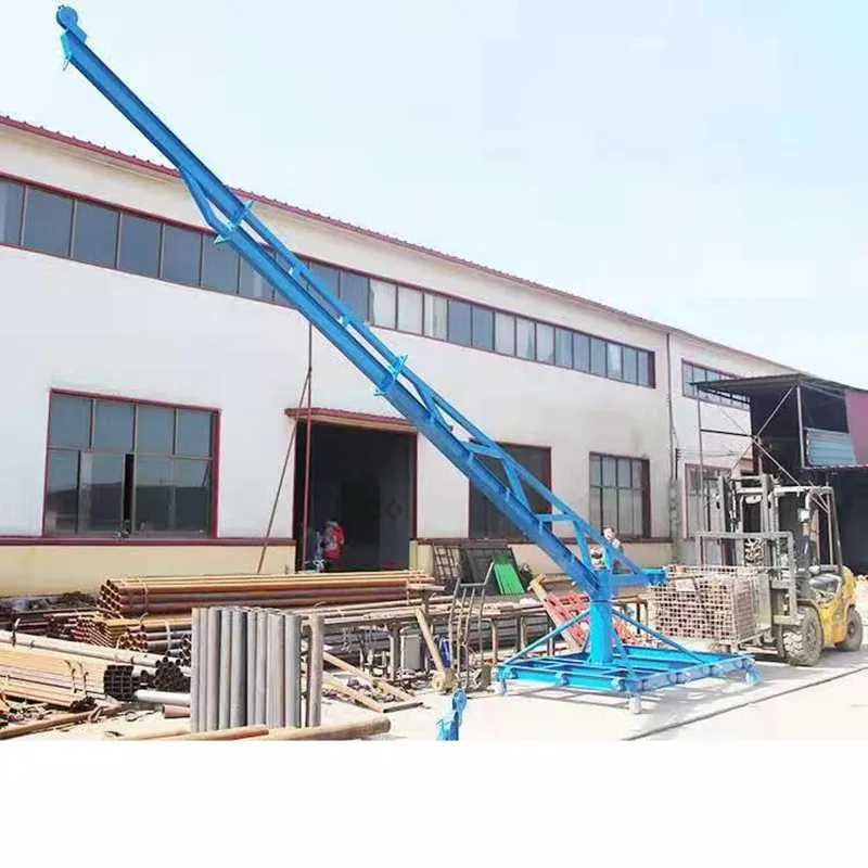 Small crane for dock deck high floor fish pond crane is suitable for loading and unloading cargo in workshop warehouse, fishing