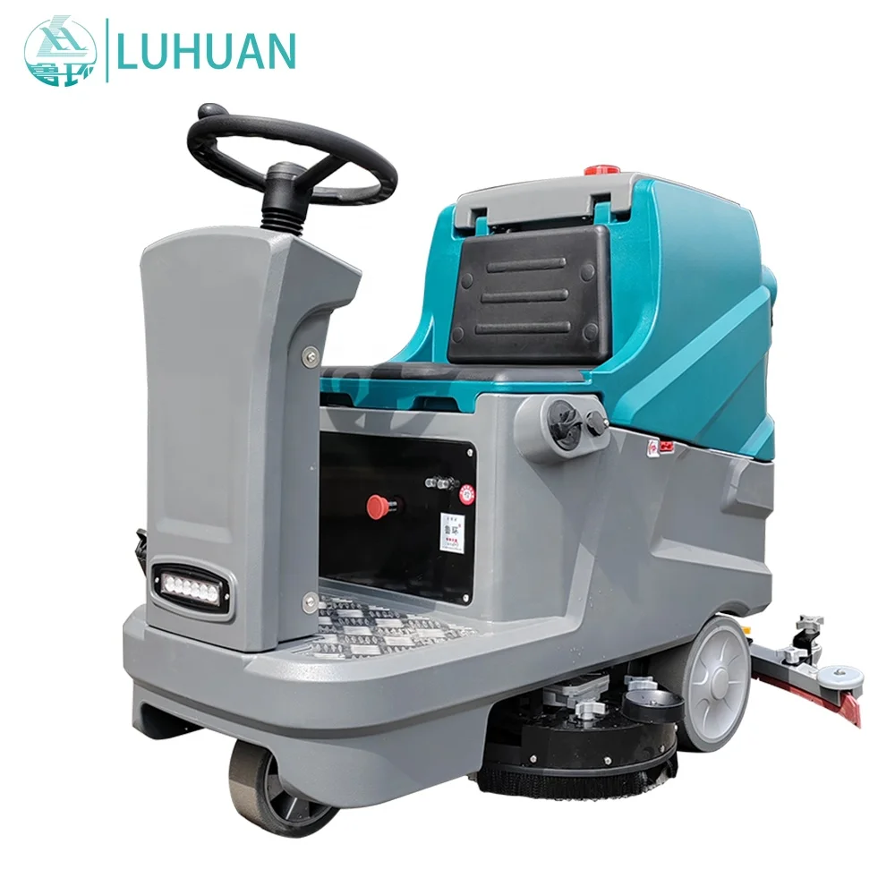Floor Washing Machine Ride on Floor Scrubber Tiles Factory Wholesale Floor Cleaning Machine CE with Free Spare Parts