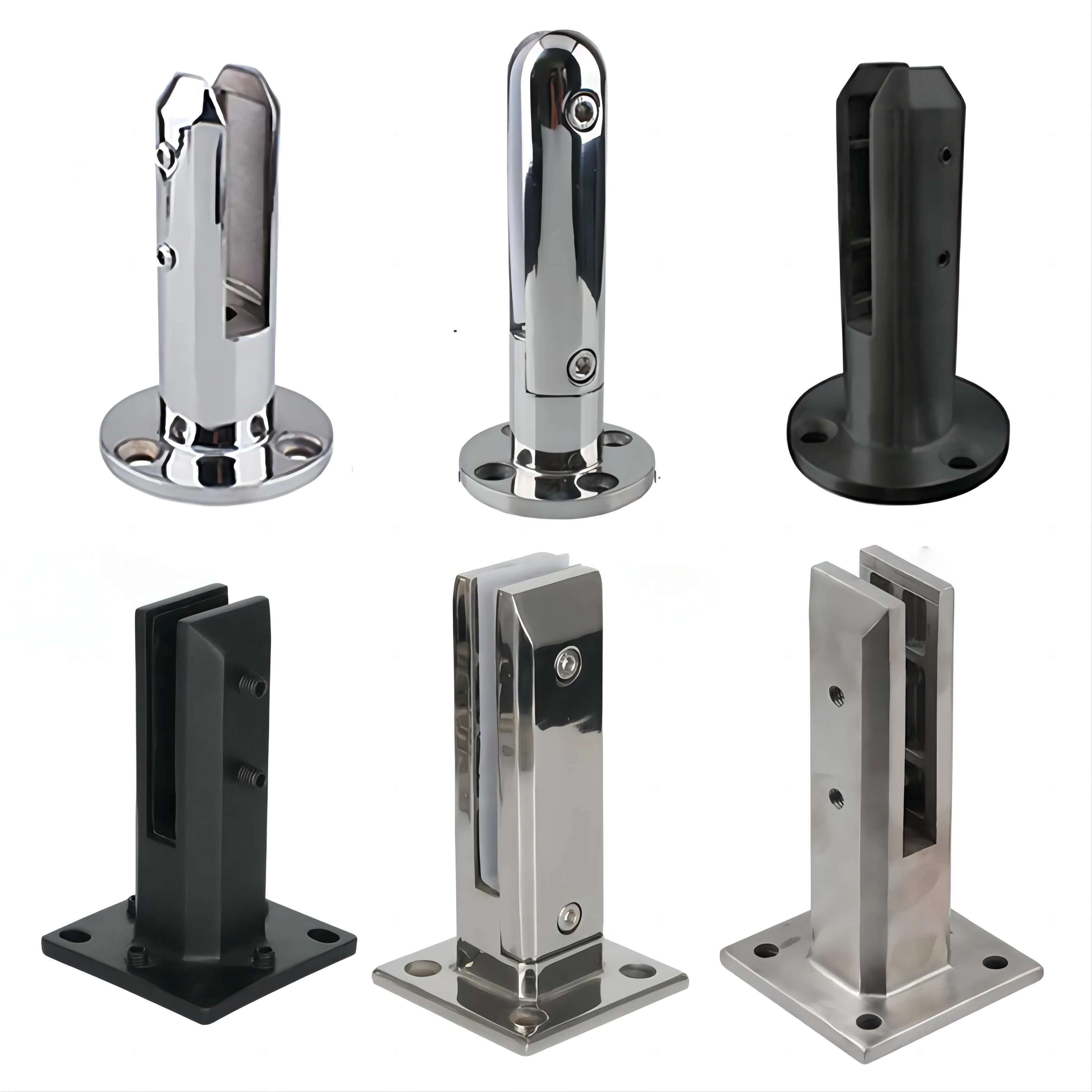 316 из нержавеющей стали полированные атласные втулки стеклянные перила аксессуары настенная лестница 12 мм стеклянные деревянные пластиковые балясины