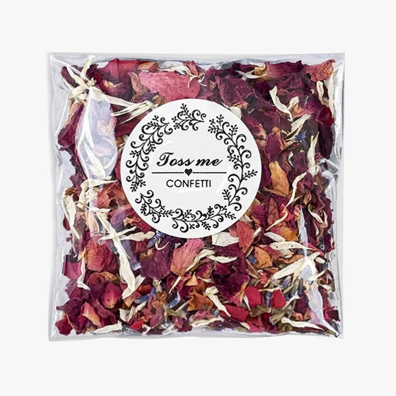 Dried Rose Petals Party Weeding Events Table Confetti Decoration 100% Natural Wedding Confetti Biodegradable Dried Flowers