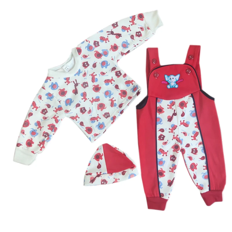 
Wholesale Cute 3 Pcs Sets Newborn Baby Clothes Sets Baby Rompers Girls Baby Boutique Clothes 