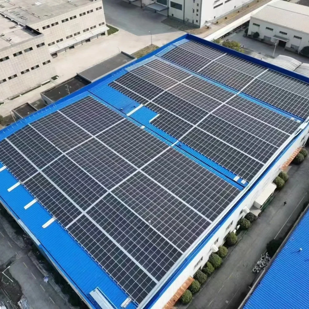 KIGI Germany building comercial flat roof 50kw 500kw pon grid solar power system
