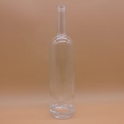 Custom Design 75cl whisky bottle 0.75l Extra Flint Cork vodka Bottle 750ml Glass Liquor Bottles