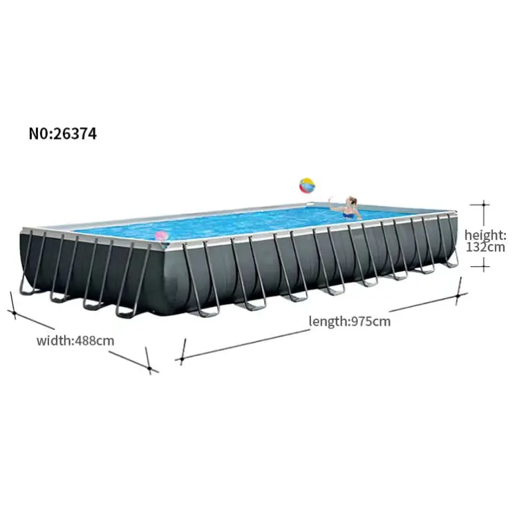 26356 прямоугольный каркас INTEX 5 49*2 74*1 32 м большой наземный стальной бассейн и аксессуары для семейного отдыха
