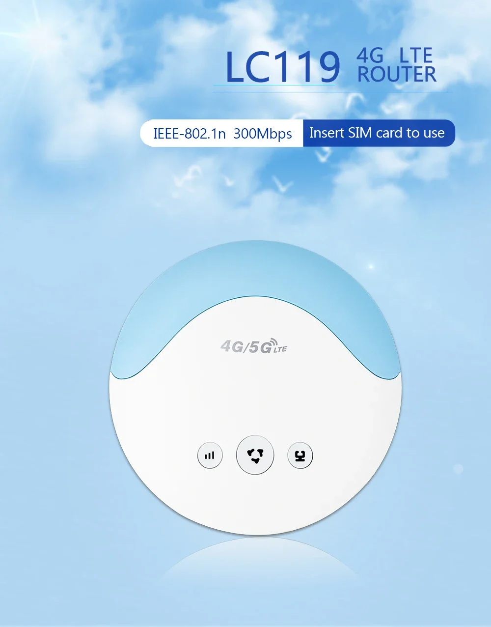 Factory direct price LC119 home wifi router wireless  wifi router module 4g lte wifi pocket hotspot router   EU version
