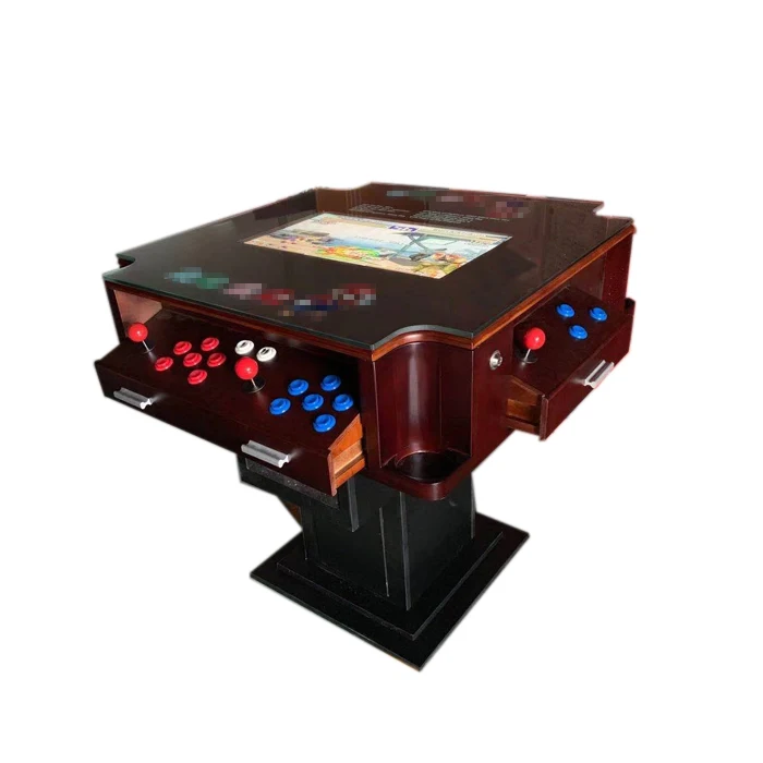 New style coffee bar cocktail table Baking varnish with 1164 games classical 60 in 1 amazing home arcade games machines