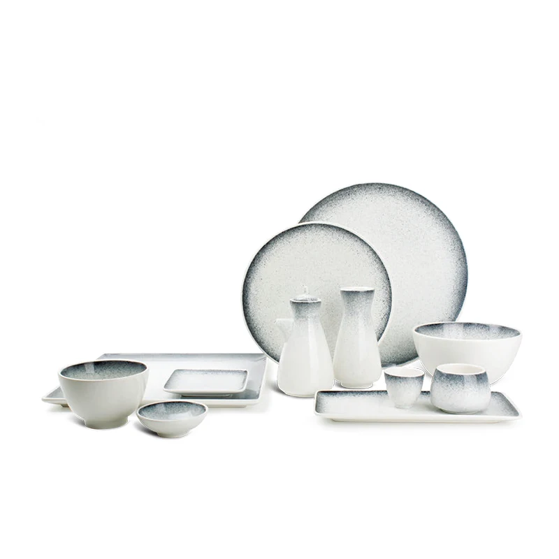 Japanese Style Vintage Design White High Quality Porcelain Buy Bulk Kitchen Dinnerware Bowl Dishes Sets