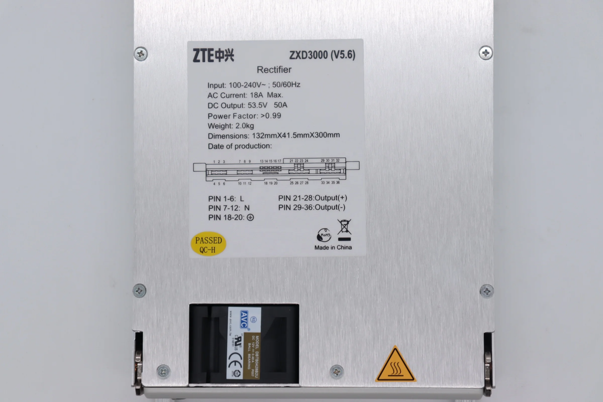 100% Оригинальный выпрямительный модуль ZTE ZXD3000 (V5.6) с телекоммуникационной мощностью 48 в 3000 Вт