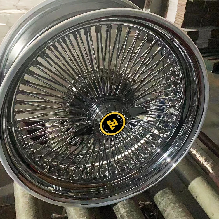 Jiangcreat Multi Wire Spoke Wheelsrims 20 Inch 5x114 Customaziton Forged Passenger Car Wheels Aluminum Chrome Connection 5 Years