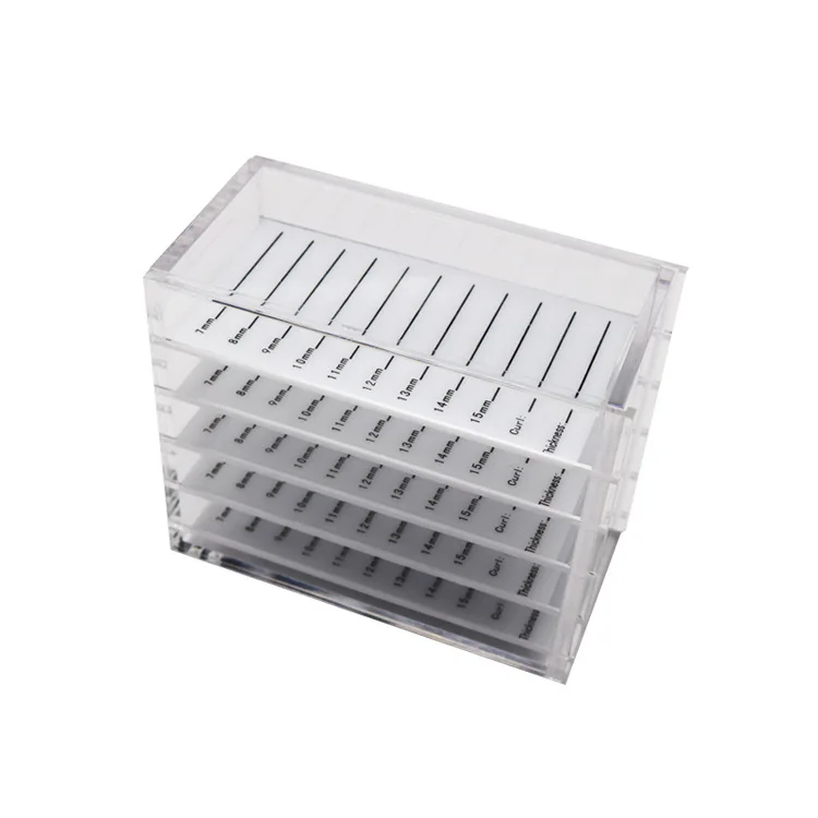 Acrylic storage box plexiglass products grafted false eyelashes 5-layer drawer box display stand eyelashes box