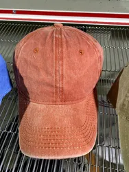 Унисекс, ретро, винтажная хлопковая Регулируемая шляпа, бейсболка, окрашенная, потертая, потертая, Спортивная Кепка, однотонная, OEM