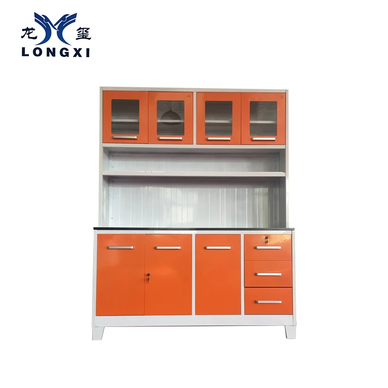 Direct Deal Kitchen Steel Orange Keyless Black Small Metal For Sale Office Filing Cupboard