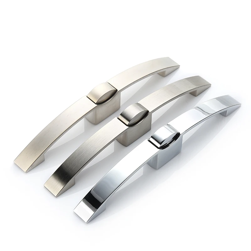 Amazon Hot Selling Zinc Alloy Handle Camber Button Caravan Boat Cabinet Arc Button Pull Handle Cabinets Lock