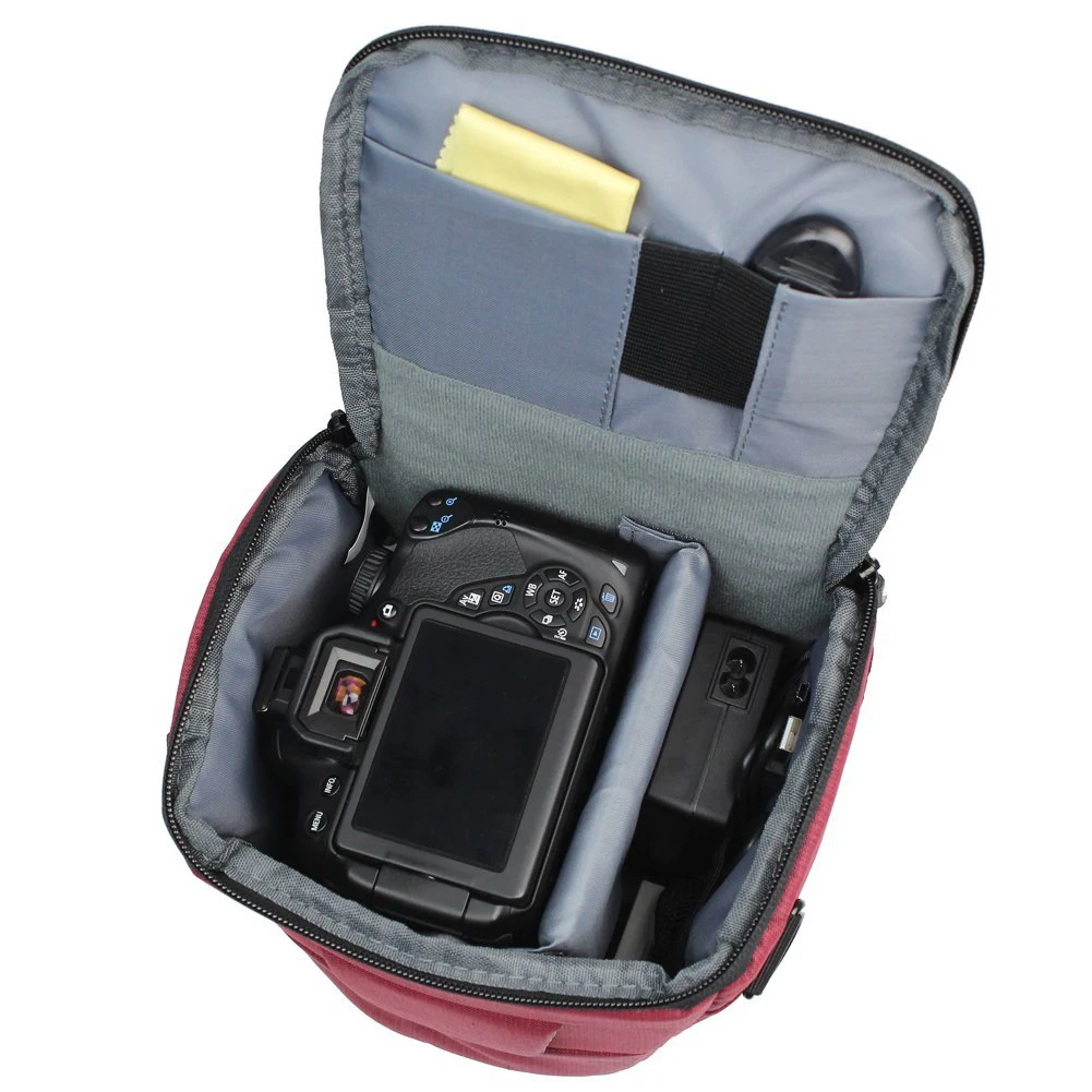 Custom Logo Portable Waterproof Digital Case DSLR Camera Bag Travel Professional Camera Shoulder Bag