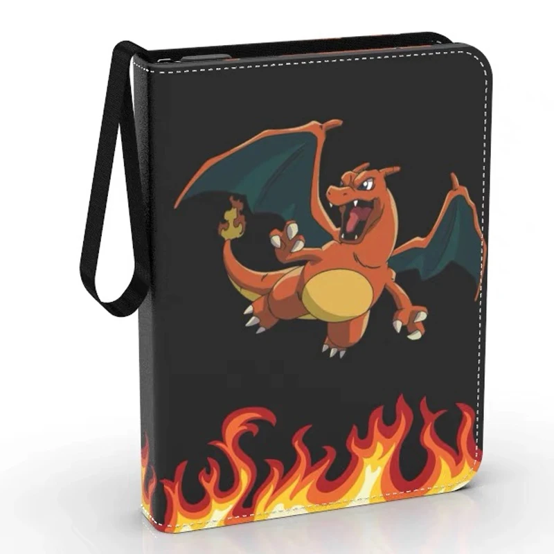 Новинка 2022 альбом для карт Pokemon мультяшный аниме TCG держатель коллекционная папка портативный из ПУ с