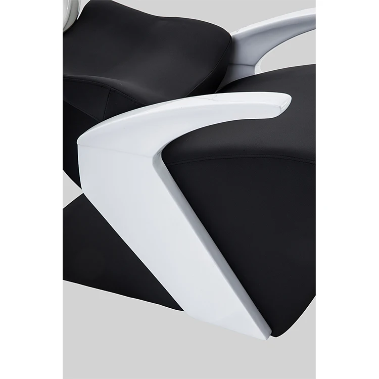 luxury black beauty salon hairdresser sink and chair shampoo bed hair salon