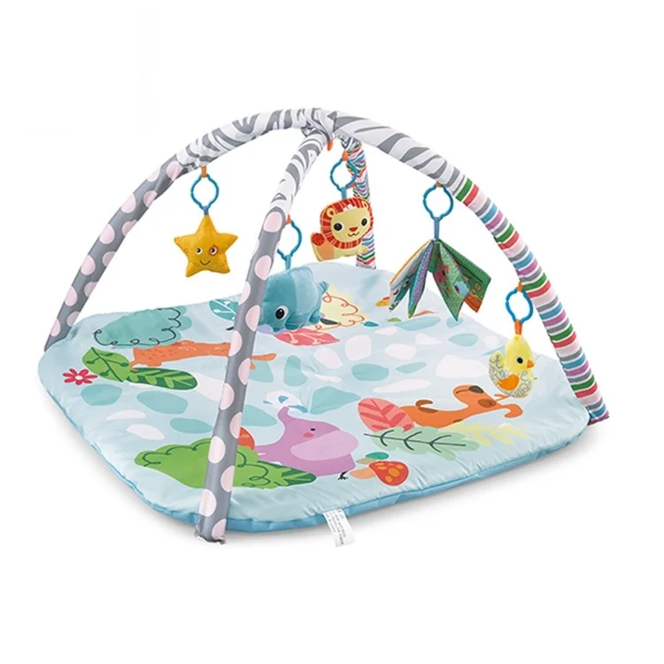 Сделано в Китае, мягкий и безопасный, смешанные цвета, складной коврик для фитнеса и спортзала для ползания детей