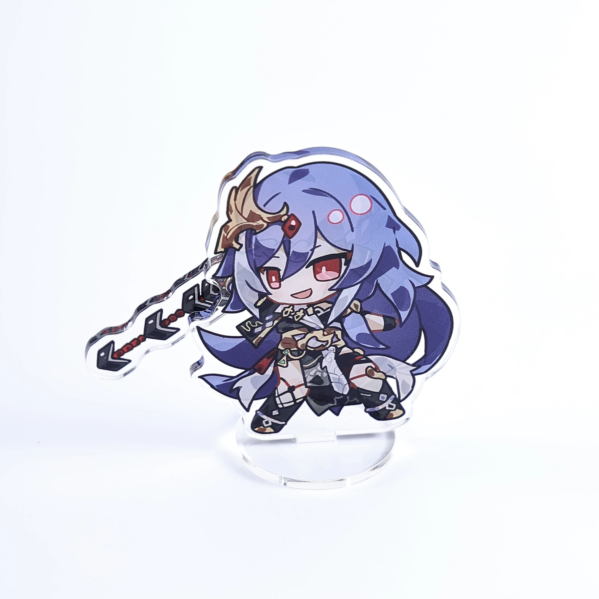 CNAWO New Arrival Custom Spinning Acrylic Key chain Anime Rotatable Charms