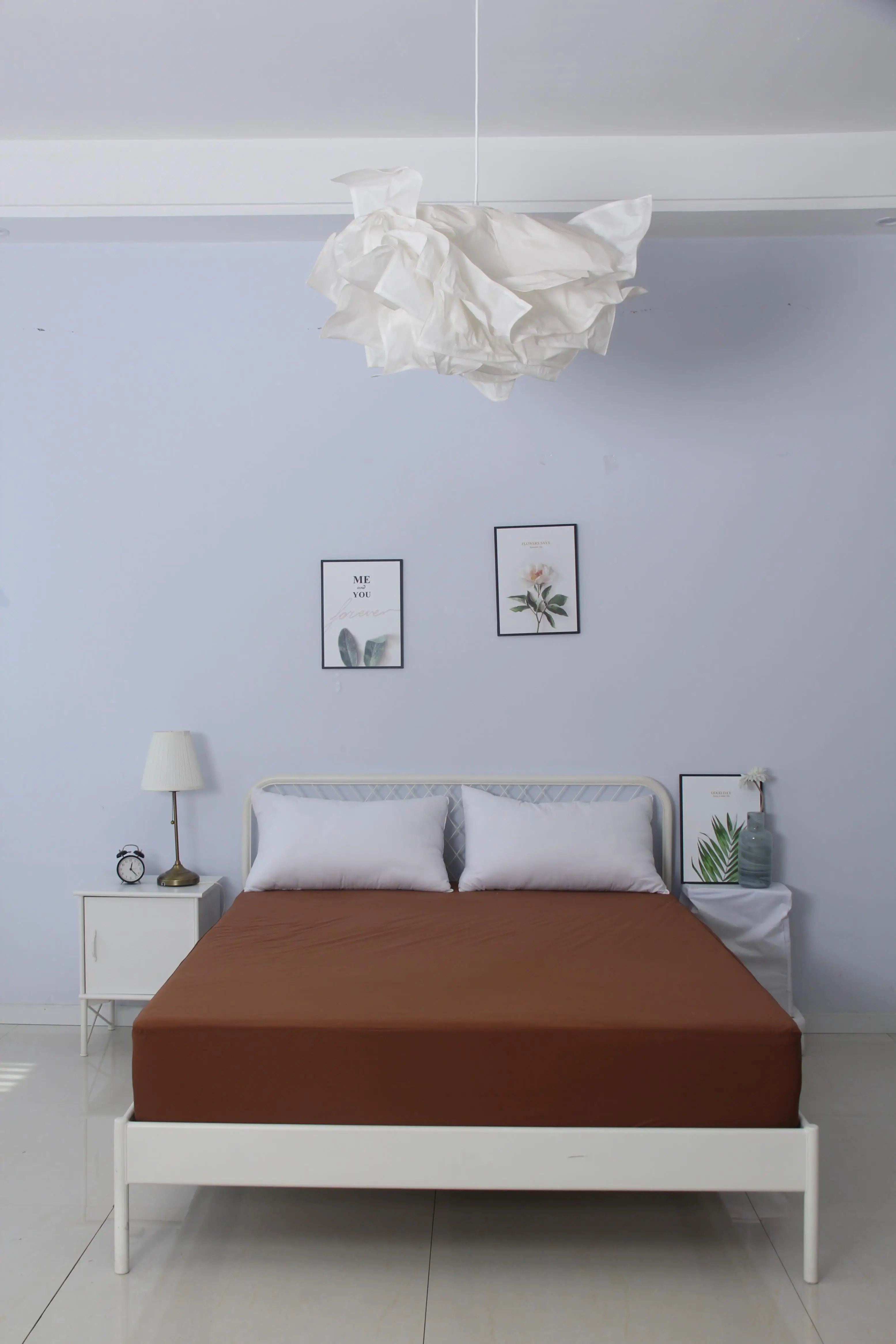 Лидер продаж, водонепроницаемый защитный чехол коричневого цвета для матраса для домашнего использования