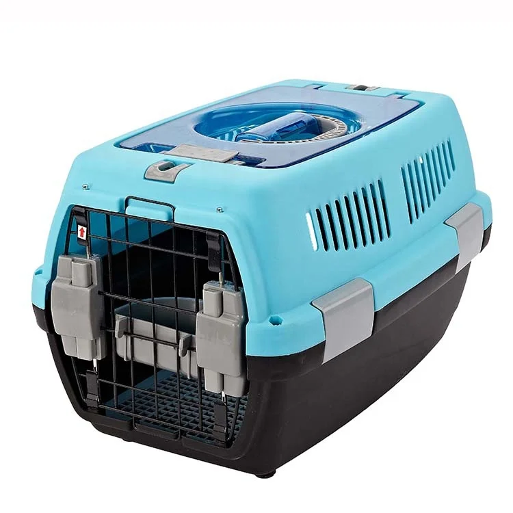 Airline Approved Hot Selling Portable Small Luxury Plastic Dog Pet Cages, Carriers