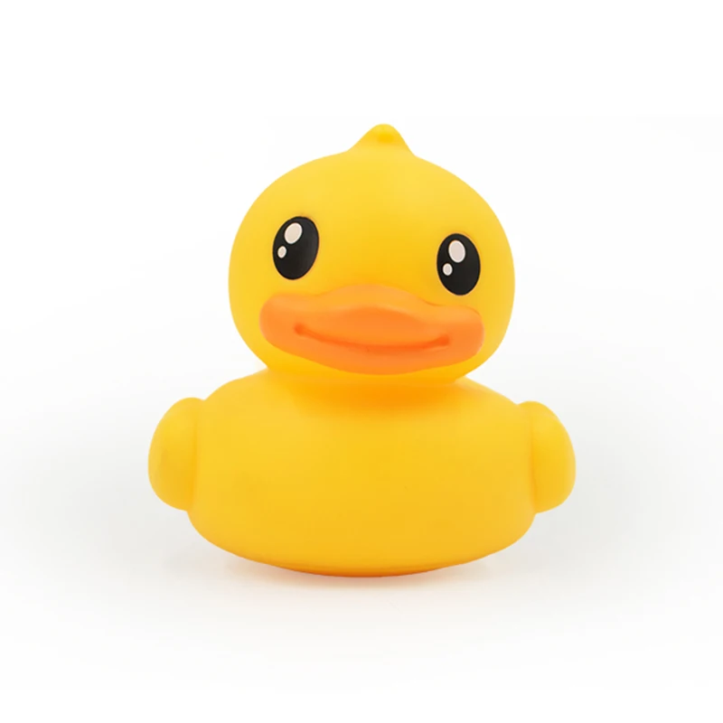 Friendly Toy Animal Mini Vinyl Toys Rubber Floating Duck Bathtub Squeeze Squeaky Bath Duck