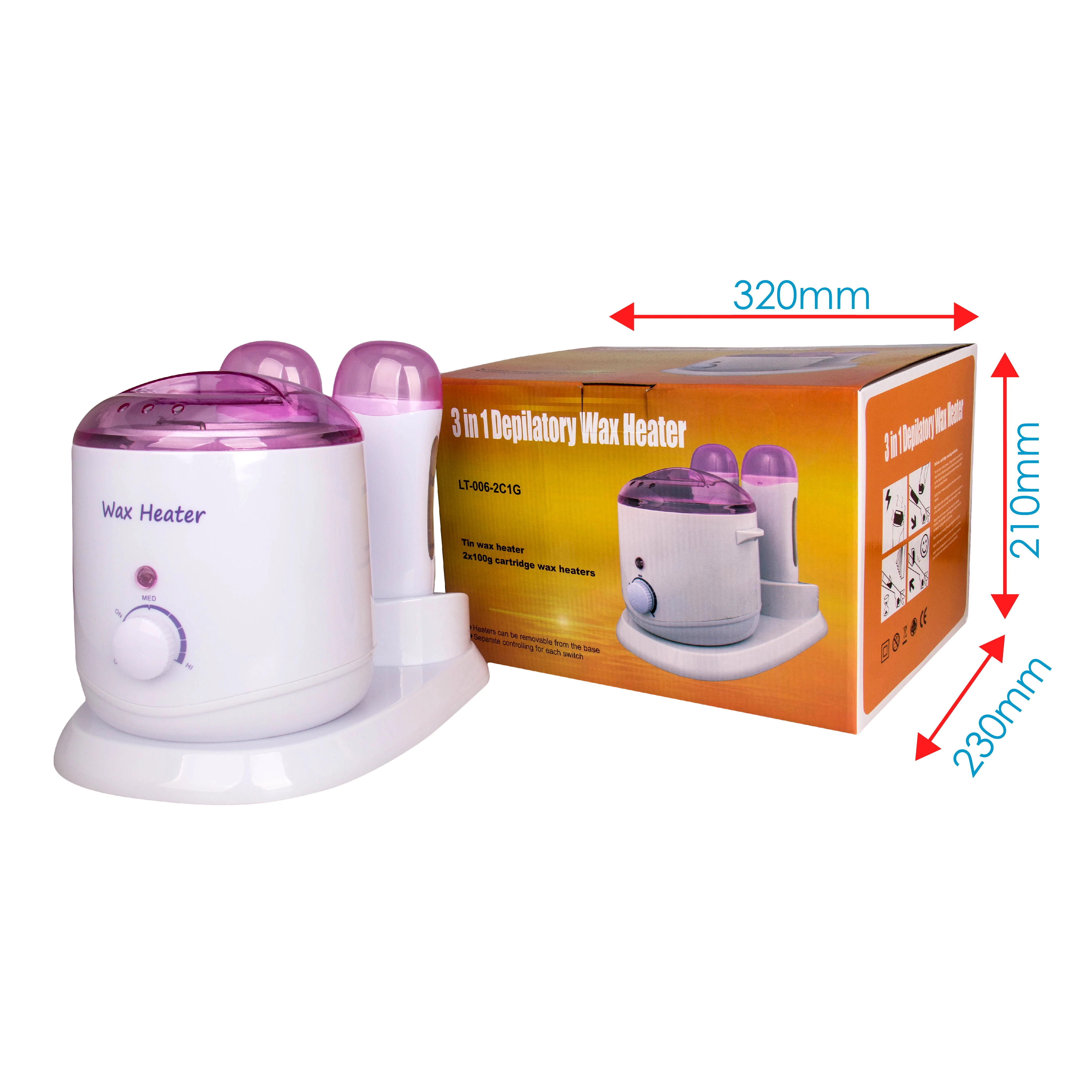 2 в 1 Электрический нагреватель воска