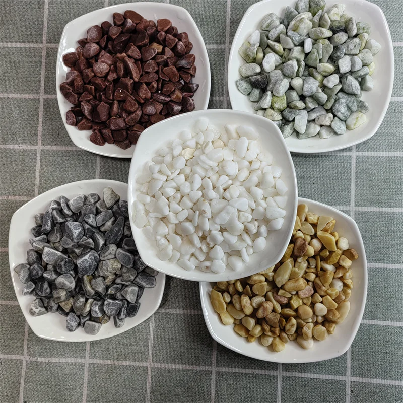 Crushed basalt stone ornamental stone direct sales reasonable price