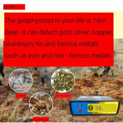High precision pulse metal detector XP800i detection depth 16 meters
