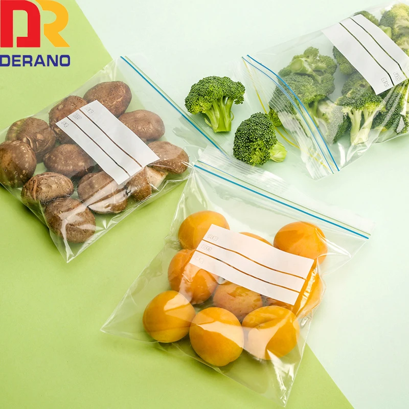 BPA free customized food safe sandwich packaging LDPE double zipper storage bag plastic bag food storaging bag