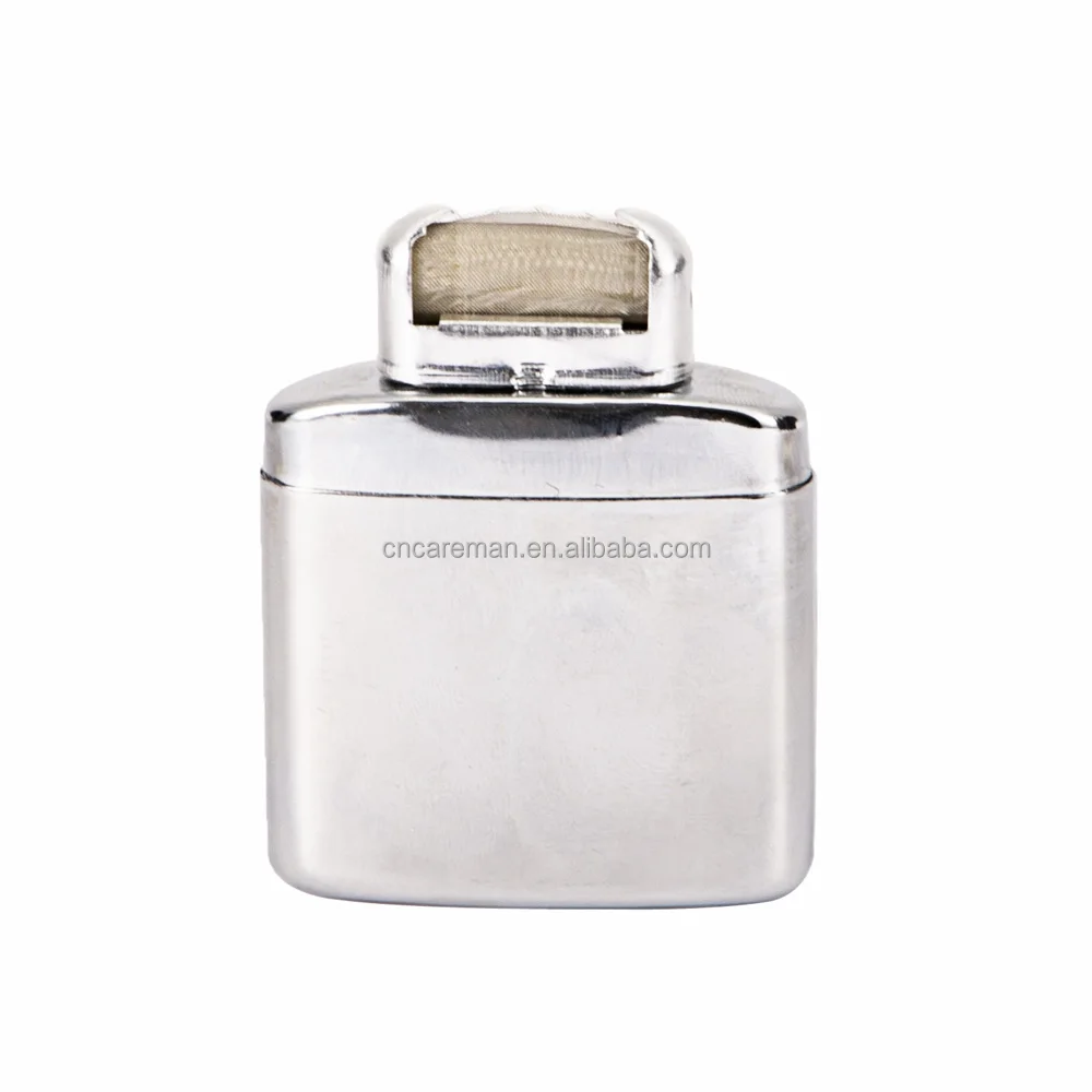 Vintage Five-pointed Star Pattern Pocket Hand Warmer, Lighter Fluid Oil Handwarmer Ultralight Fishing Pentacle Pentagram Silver