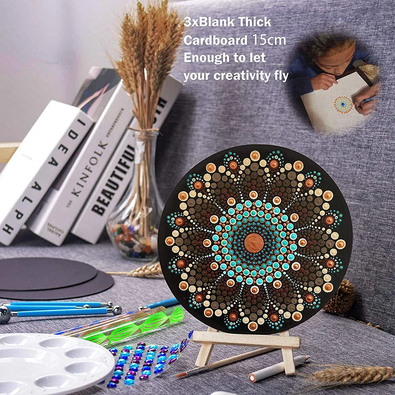 High quality art painting materials mandala dotting tools,custom set de ropa de cama mandala