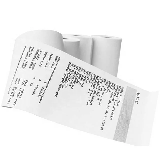 Thermal cash register paper,takeaway food printing paper cash register paper 57*40cm,supermarket receipt paper