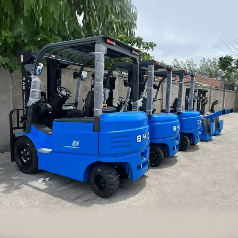 3 Ton Forklift Electric Hydraulics Lifter Diesel Forklift Truck diesel Gas BYD Electric Counterbalance Forklift