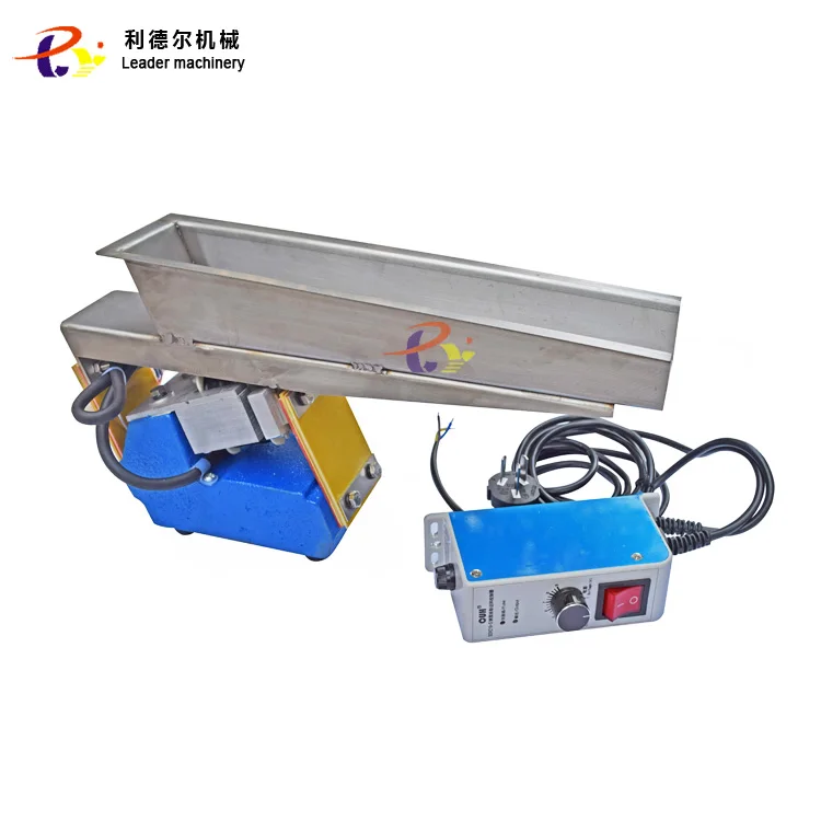 food grade small Tiny linear Electromagnetic Vibrating feeder with PLC controller