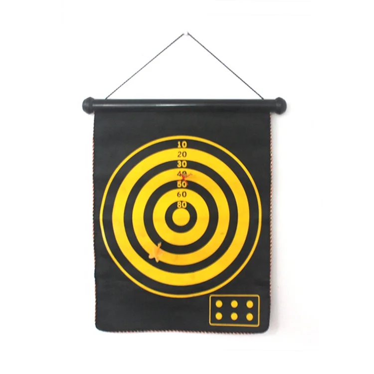 High Quality 12/15/17 Inches Magnetic Dart Board Darts Suit Set Double-sided Darts Plate