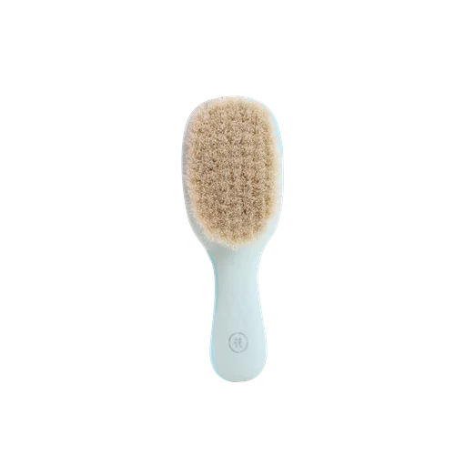 Wholesale 100% Nature Custom Private Label Cleaning Brush Plastic Baby Goat Hair Brush For Barber Hair Cutting